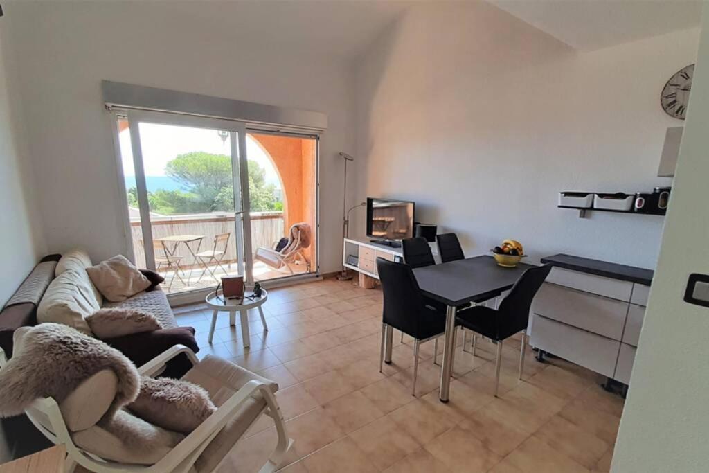 Charmant Appartement Vue Mer A 100M De La Plage. Saint Aygulf Dış mekan fotoğraf