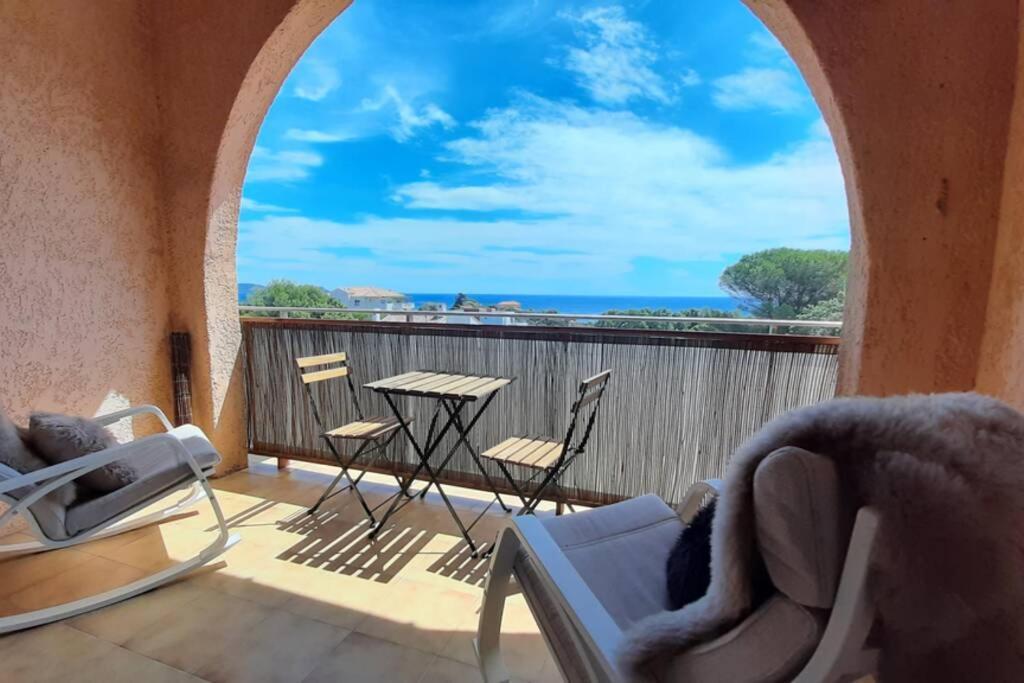 Charmant Appartement Vue Mer A 100M De La Plage. Saint Aygulf Dış mekan fotoğraf